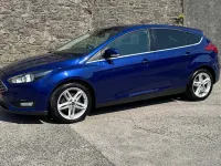 Used Ford Focus Zetec 125 HP (91 kW) 2018 Blue Hatchback