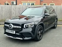 Begagnad Mercedes GLB200 AMG line 2023 Svart SUV