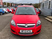 Used Vauxhall Zafira Design Edition 116 HP (85 kW) 2013 Red MPV