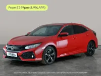 Używany Honda Civic SR 120 KM (88 kW) 2019 Czerwony Hatchback
