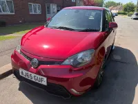 Used MG MG3 106 HP (77 kW) 2015 Red Hatchback