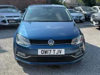Used VW Polo Edition 90 HP (66 kW) 2017 Blue Hatchback
