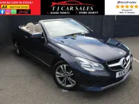 Used Mercedes E220 SE 2014 Blue Cabriolet