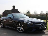 Used Mercedes SL400 AMG line 367 HP (269 kW) 2017 Black Cabriolet
