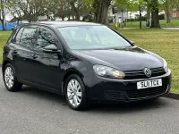 Used VW Golf VI Match 105 HP (77 kW) 2011 Black Hatchback