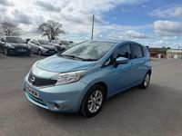 Used Nissan Note Acenta 90 HP (66 kW) 2014 Blue Hatchback