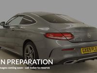 Used Mercedes C300 AMG line 245 HP (180 kW) 2019 Grey Coupe