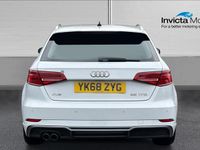 Used Audi A3 S-Line 150 HP (110 kW) 2018 Glacier white Sedan