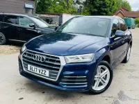 Used Audi Q5 S-Line 190 HP (139 kW) 2017 Blue SUV