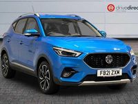 Used MG ZS Exclusive 106 HP (77 kW) 2021 Blue SUV