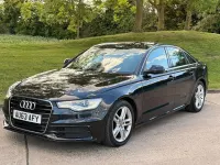 Used Audi A6 S-Line 2013 Black Sedan