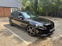 Used Mercedes C250 AMG Line Premium Plus 204 HP (150 kW) 2018 Black Estate