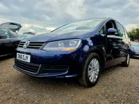 Used VW Sharan SE 150 HP (110 kW) 2016 Blue MPV