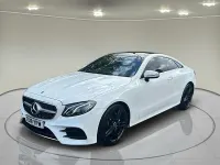 Gebraucht Mercedes E220 AMG Line Premium 2018 Weiß Coupé