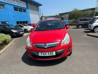 Used Vauxhall Corsa Excite 100 HP (73 kW) 2011 Red Hatchback