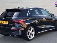 Usado Audi A3 S-Line 150 HP (110 kW) 2022 Preto Sedan