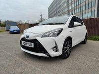 Used Toyota Yaris Hybrid 2018 White Hatchback