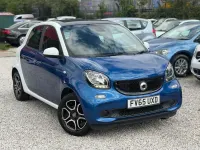 Used Smart ForFour Premium 71 HP (52 kW) 2015 Blue Hatchback