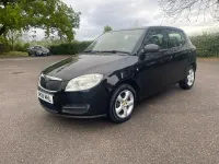 Used Skoda Fabia 60 HP (44 kW) 2008 Black Hatchback