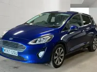 Used Ford Fiesta Zetec 100 HP (73 kW) 2018 Blue Hatchback