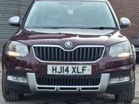 Used Skoda Yeti SE 105 HP (77 kW) 2014 Maroon SUV