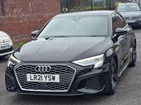 Used Audi A3 S-Line 2021 Black Sedan