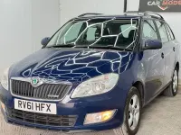 Used Skoda Fabia GreenLine 75 HP (55 kW) 2011 Blue Estate