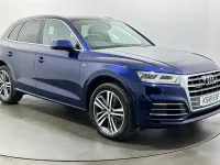 Used Audi Q5 S-Line 190 HP (139 kW) 2018 Blue SUV