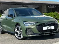 New Audi A3 Sportback Black Edition 2026 Green Hatchback