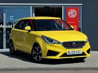 Used MG MG3 Excite 106 HP (77 kW) 2020 Yellow Hatchback