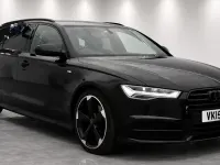 Used Audi A6 Black Edition 190 HP (139 kW) 2015 Black Estate