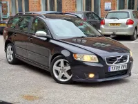 Used Volvo V50 R-Design 134 HP (98 kW) 2009 Black Estate