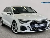 Usado Audi A3 S-Line 150 HP (110 kW) 2022 Branco Sedan