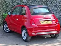 Used Fiat 500C 70 HP (51 kW) 2025 Red Cabriolet