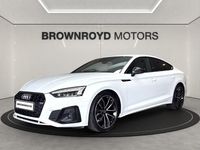 Used Audi A5 Sportback S-Line 163 HP (119 kW) 2020 White Hatchback