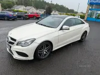 Used Mercedes E220 AMG line 2015 White Coupe
