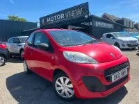 Used Peugeot 107 Access 68 HP (50 kW) 2013 Red Hatchback