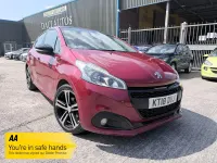 Second-hand Peugeot 208 GT-line 100 CP (73 kW) 2018 Roșu Hatchback