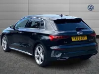 Used Audi A3 S-Line 147 HP (108 kW) 2022 Black Sedan
