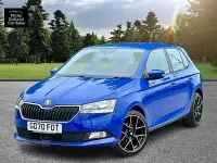 Used Skoda Fabia SE 60 HP (44 kW) 2021 Blue Hatchback