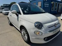 Used Fiat 500 Lounge 69 HP (50 kW) 2018 White Hatchback