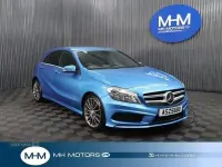 Used Mercedes A180 AMG 2014 Blue Hatchback