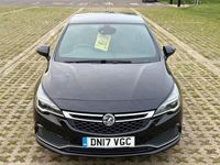 Used Vauxhall Astra SRi 150 HP (110 kW) 2017 Black Hatchback