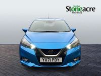 Used Nissan Micra Acenta 92 HP (67 kW) 2021 Blue Hatchback