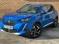 Used Peugeot e-2008 Allure 50 kW (68 HP) 2021 Blue SUV