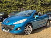 Used Peugeot 207 CC GTi 112 HP (82 kW) 2012 Blue Cabriolet
