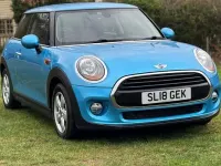 Begagnad Mini ONE Hatch 102 HK (75 kW) 2017 Blå Halvkombi