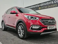 Used Hyundai Santa Fe Premium 197 HP (144 kW) 2016 Red SUV