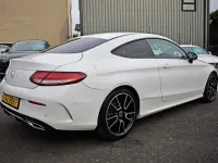 Used Mercedes C300 AMG line 258 HP (189 kW) 2018 White Coupe