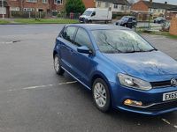Begagnad VW Polo SE 2015 Blå Halvkombi